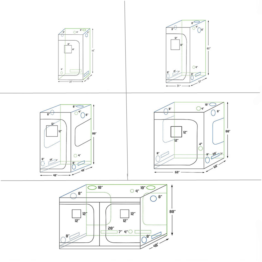 LED Grow Plant Grow Tents Indo - Grow Tent Complete Kit ulasan dan harga