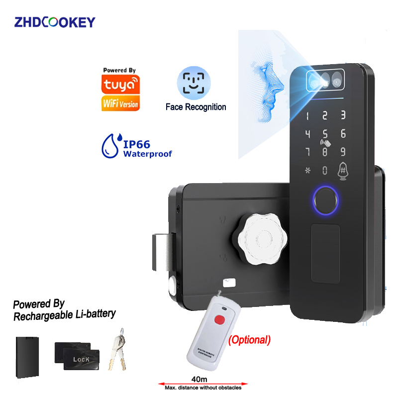 Tuya Wifi SmartLife 3D Face Re - Smart Garden Lock ulasan dan harga