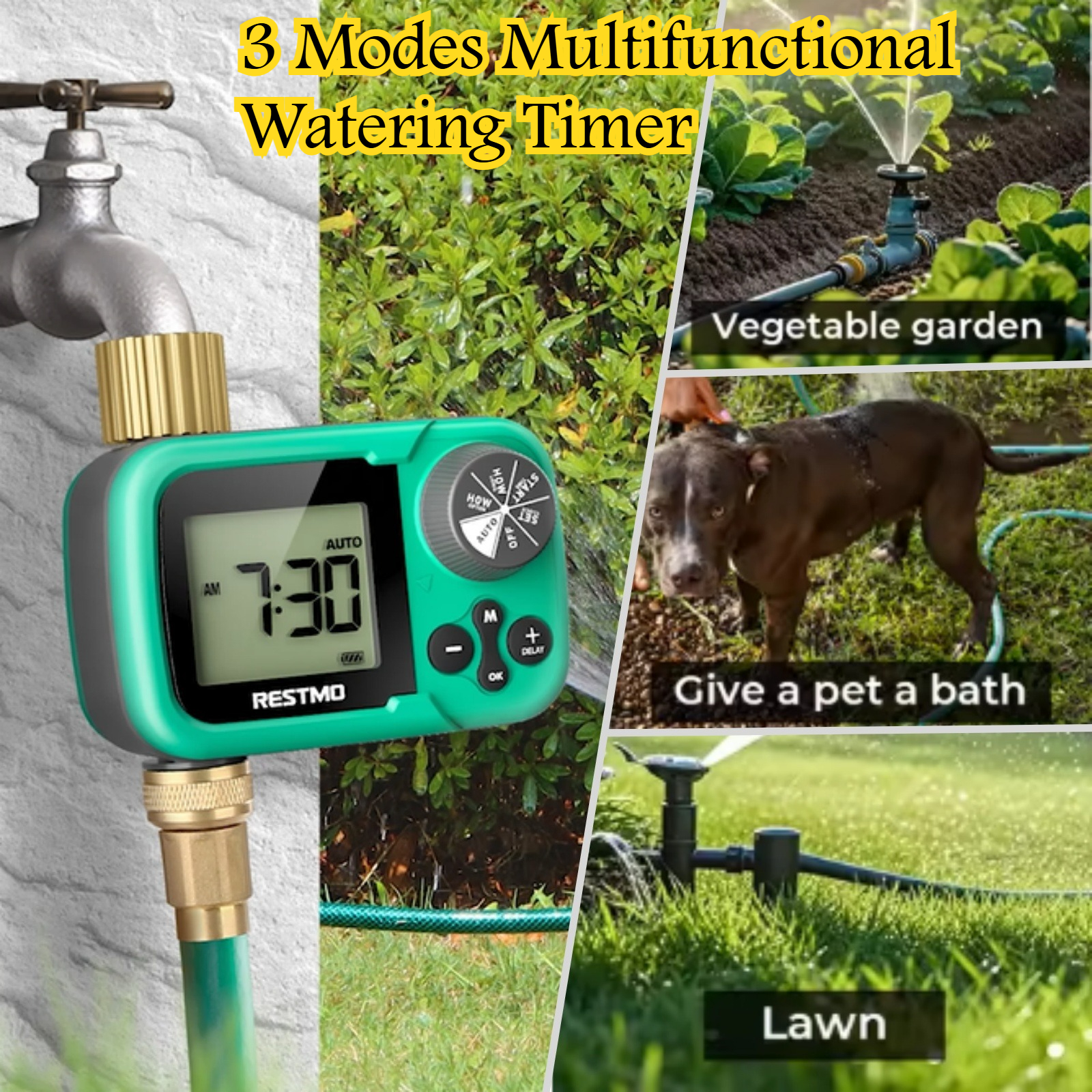 Smart Water Timer Zero Low Pre - Smart Garden Sphagnum Moss ulasan dan harga