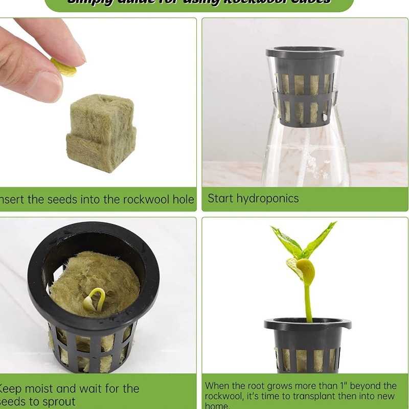 72-Pack Hydroponic Rockwool Cu - Indoor Herb Garden Kit ulasan dan harga