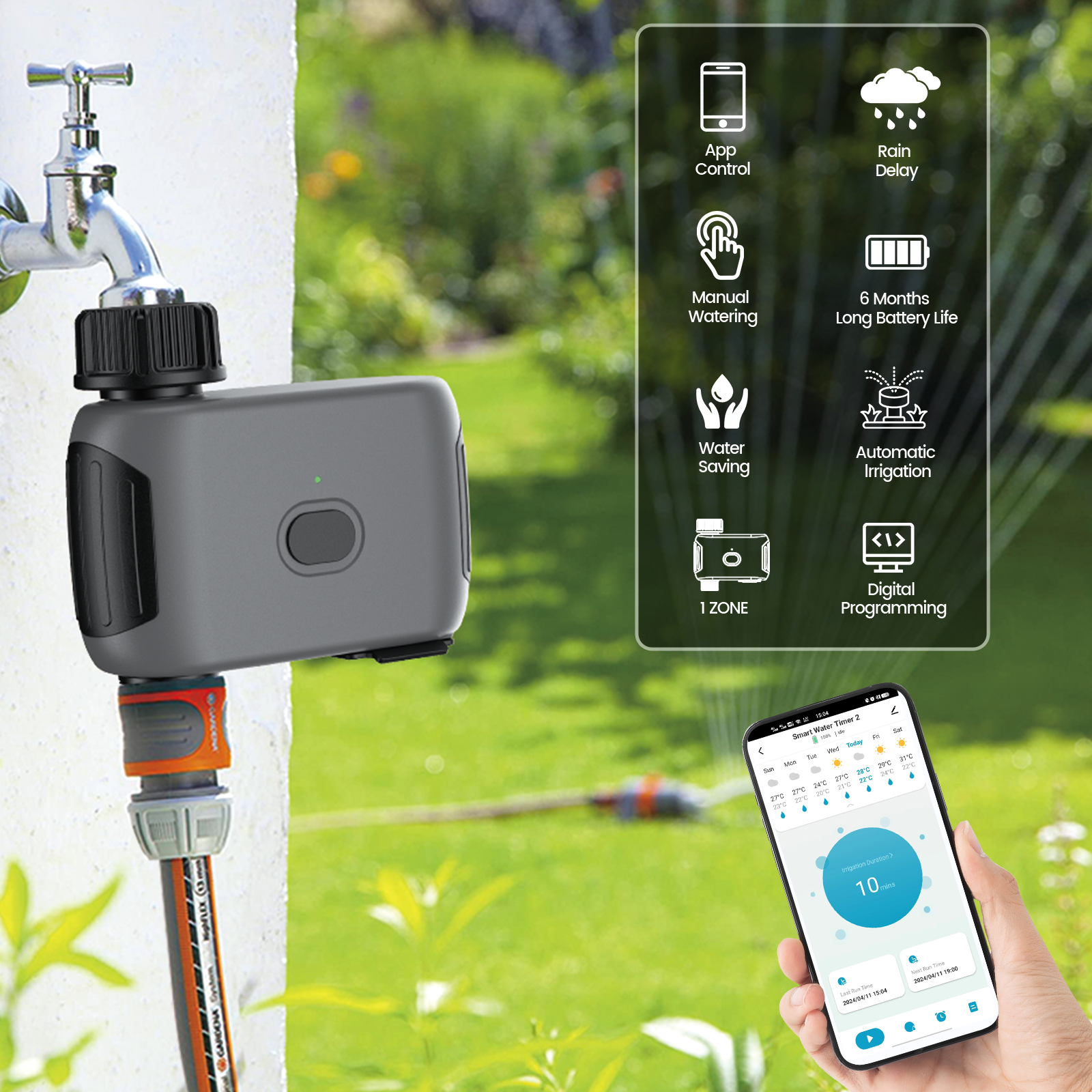 Insoma Wifi Sprinkler Timer Au - Smart Garden Products ulasan dan harga