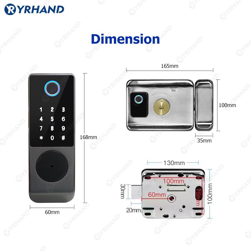 Tuya Smart lock Waterproof Wif - Smart Garden Lock ulasan dan harga