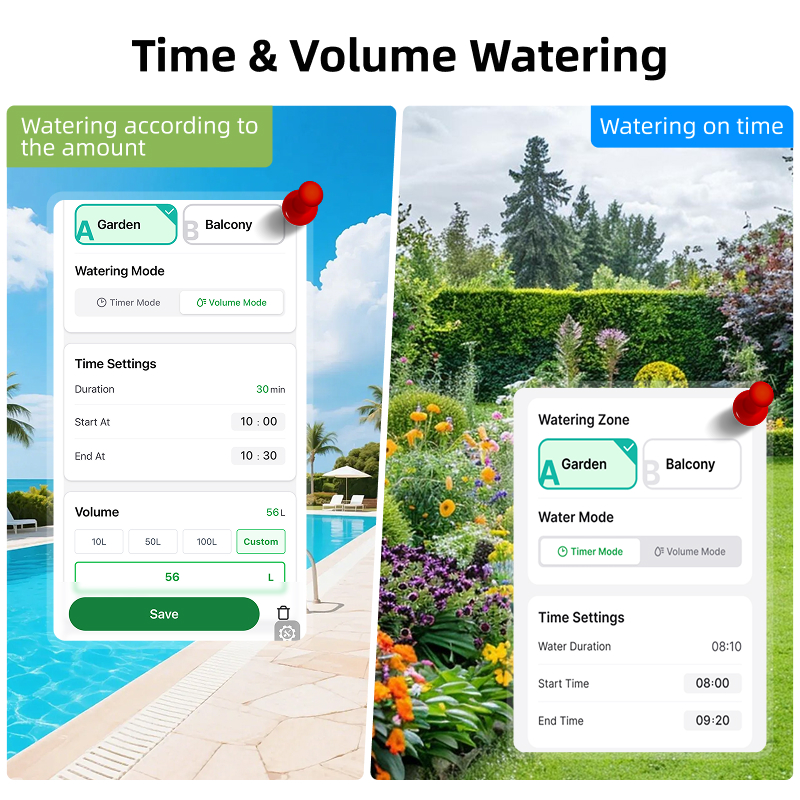 WiFi Water Timer 2 Zone Solar  - Smart Garden Lock ulasan dan harga